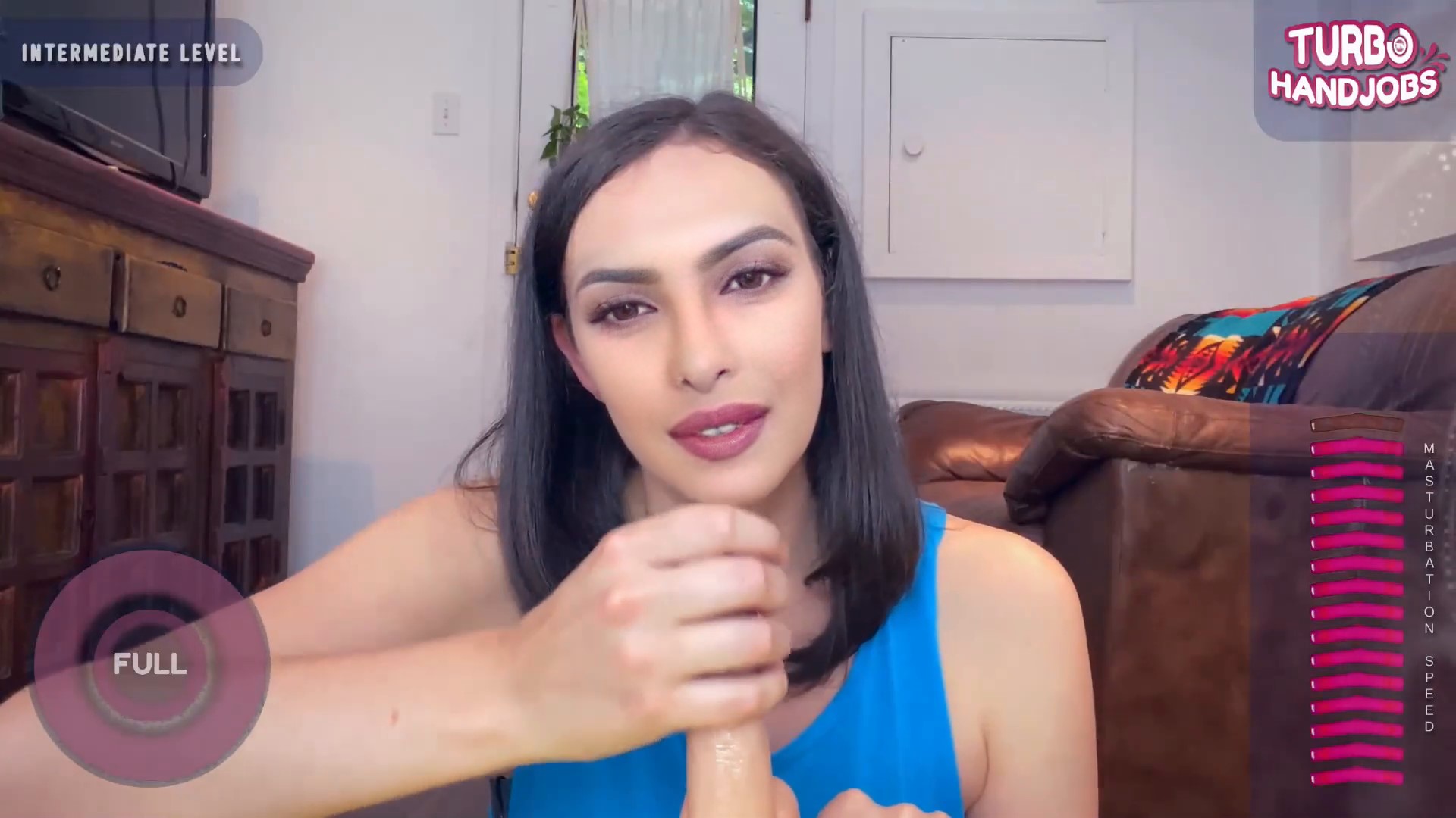 AI porn Priyanka Chopra gently touches the dildo
