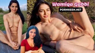 Wamiqa Gabbi Full Nude in Outdoor Doing Yoga Fake